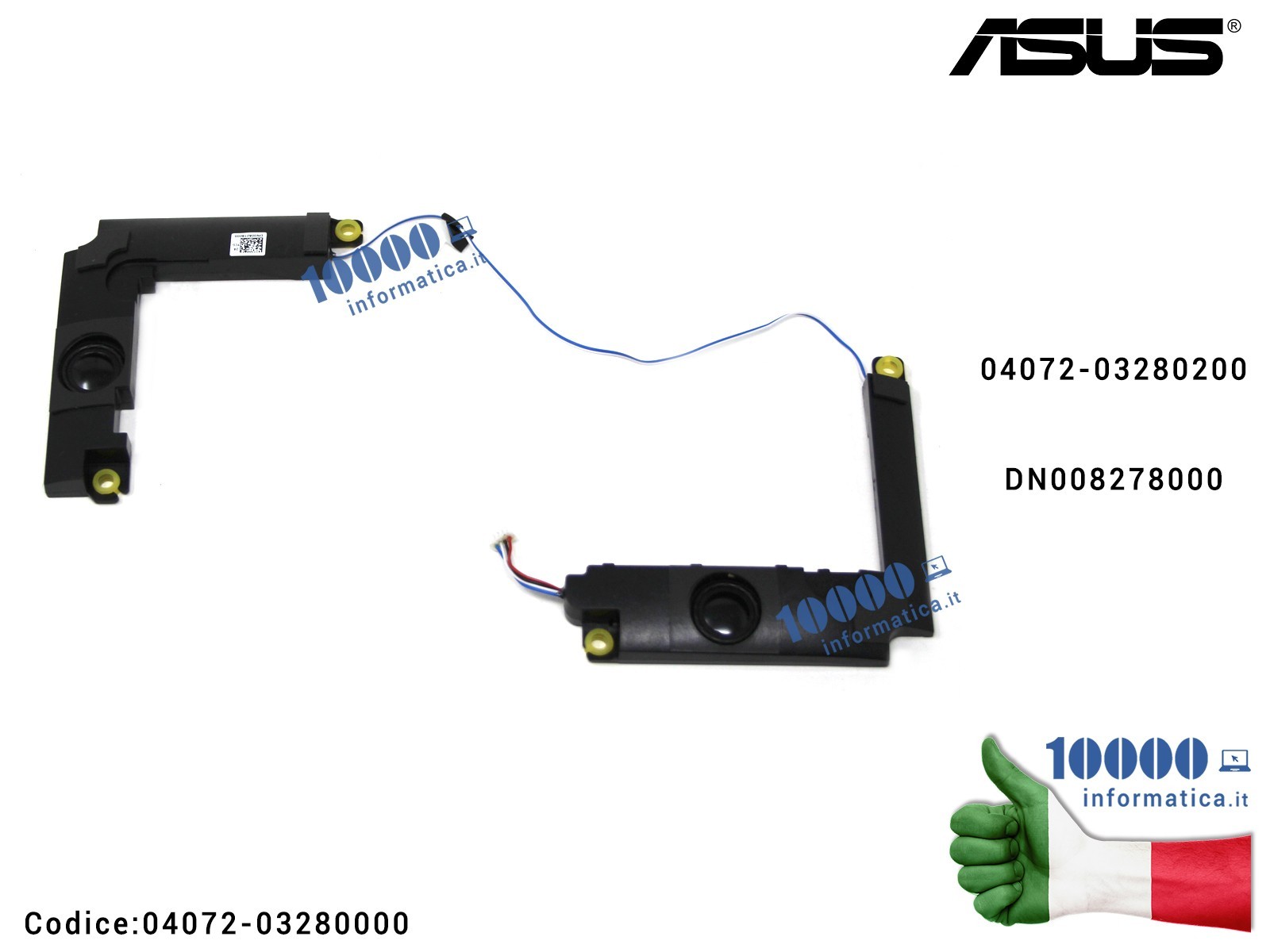 04072-03280000 Altoparlanti Speaker ASUS X509B X509D X509DJ X509XA X509XJ X509J X509M X509MA X509U X509UA X509UJ F509B F509D ... 04072-03280000 Altoparlanti Speaker ASUS X509B X509D X509DJ X509XA X509XJ X509J X509M X509MA X509U X509UA X509UJ F509B F509D ...