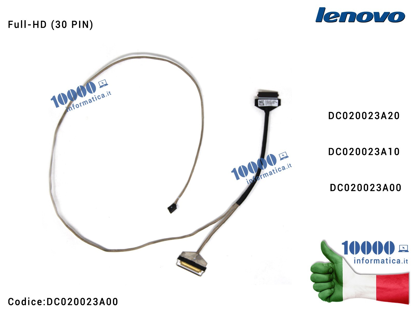 DC020023A00 Cavo Flat LCD LENOVO IdeaPad S145-15 S145-15IWL 340C-15AST 340C-15IGM DC020023A20 DC020023A10 DC020023A00 FS540 E... DC020023A00 Cavo Flat LCD LENOVO IdeaPad S145-15 S145-15IWL 340C-15AST 340C-15IGM DC020023A20 DC020023A10 DC020023A00 FS540 E...