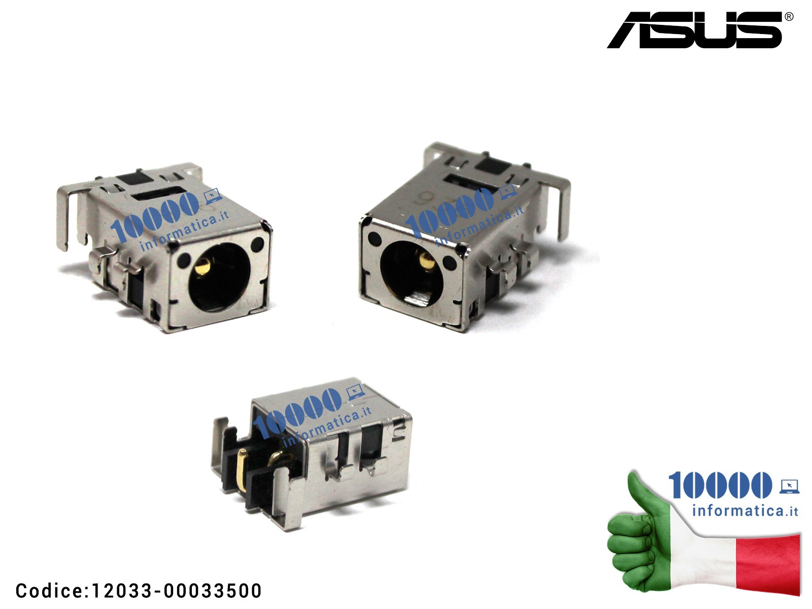 12033-00033500 Connettore di Alimentazione DC Power Jack ASUS VivoBook X505B X505BA X505BP X580GD X580V X580VD X580VN N580 N5... 12033-00033500 Connettore di Alimentazione DC Power Jack ASUS VivoBook X505B X505BA X505BP X580GD X580V X580VD X580VN N580 N5...