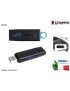 DTX/64GB PENDRIVE USB 3.2 Gen 1 64GB CHIAVETTA PENNA 64 GB CHIAVE FLASH KINGSTON DTX/64GB