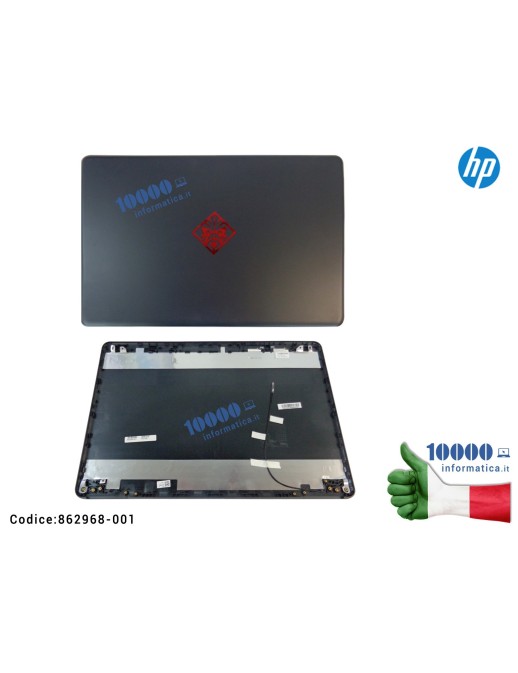 862968-001 Cover LCD HP Omen 17-W 17T-W (Nero Shadow Mesh) Antenne incluse 862968-001