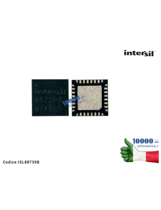 ISL88739B IC Chip INTERSIL ISL88739B ISL88739BHRZ Hybrid Power Boost (HPB) Battery Charger with SMBus Interface