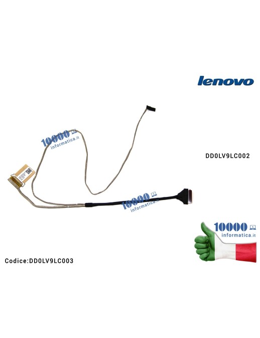 5C10M31713 Cavo Flat LCD LENOVO V510 V510-15 V510-15IKB (80TA) (80WQ) V510-14ISK E42-80 E52-80 [with CCD] LV9 DD0LV9LC012 DD0...