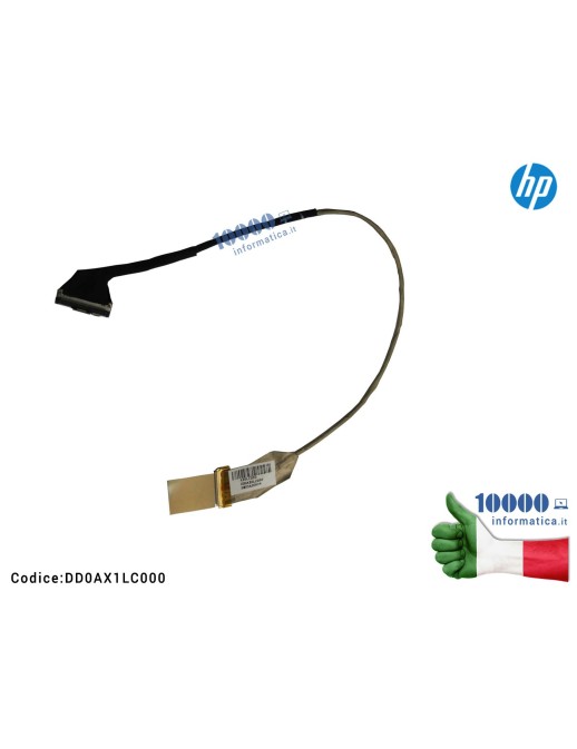 DD0AX1LC000 Cavo Flat LCD HP COMPAQ CQ42 G42 DD0AX1LC001 DD0AX1LC000