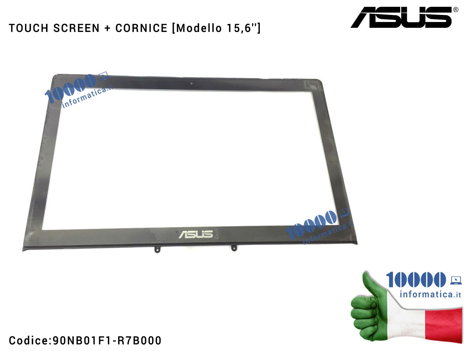 90NB01F1-R7B000 Vetro Touch Screen con Cornice LCD ASUS Vivobook N550J N550JK N550JX N550L N550LF N550JV Q501L Q501LA Q550L 1... 90NB01F1-R7B000 Vetro Touch Screen con Cornice LCD ASUS Vivobook N550J N550JK N550JX N550L N550LF N550JV Q501L Q501LA Q550L 1...