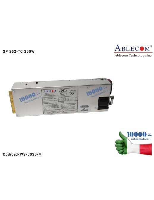 PWS-0035-M Alimentatore Supermicro ABLECOM SP 252-TC 250W HOT SWAP PWS-0035-M