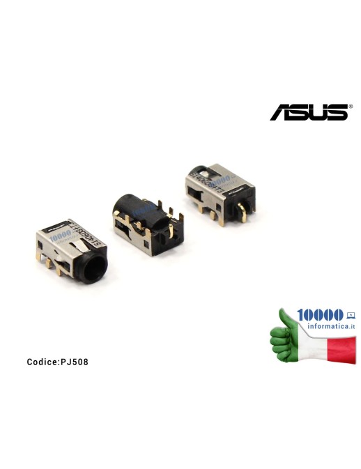 12014-00100900 Connettore DC Power Jack PJ508 ASUS ZenBook UX32A UX21 UX32 Q200E X202E S200E S400CA F200MA F200A 12014-00100900