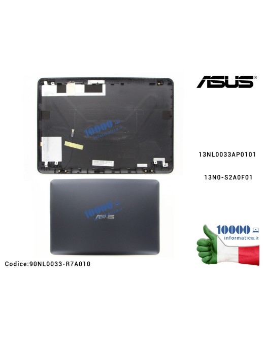90NL0033-R7A010 Cover LCD ASUS E402 E402M E402MA R417 E402Y E402YA (BLU NAVY) 13NL0033AP0101 13N0-S2A0F01 90NL0033-R7A010