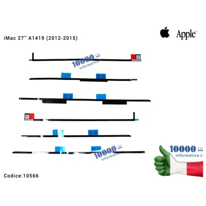 10566 Nastro Adesivo Biadesivo per Fissaggio Schermo Display LCD iMac 27'' A1419 (2012-2015) MD095 ME088