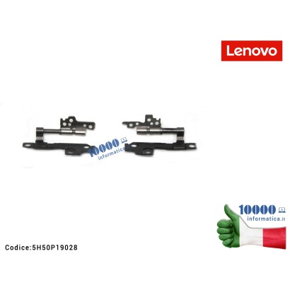 5H50P19028 Cerniere Hinges LENOVO IdeaPad 720S-13IKB (81A8) (81BV) 720S-13ARR (81BR) [COPPIA] 5H50P19028 L81A8R