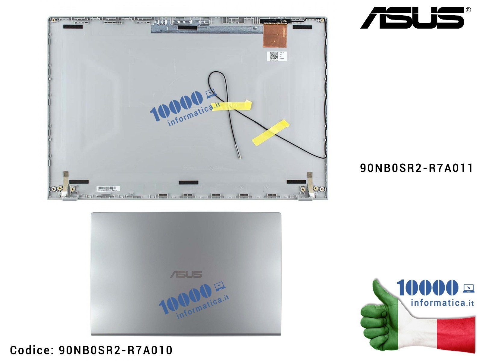 90NB0SR2-R7A010 Cover LCD ASUS VivoBook S515 F515 X515 X515J X515JA X515JF X515JP X515M X515MA F515J F515JJA [Trasparent Silv... 90NB0SR2-R7A010 Cover LCD ASUS VivoBook S515 F515 X515 X515J X515JA X515JF X515JP X515M X515MA F515J F515JJA [Trasparent Silv...