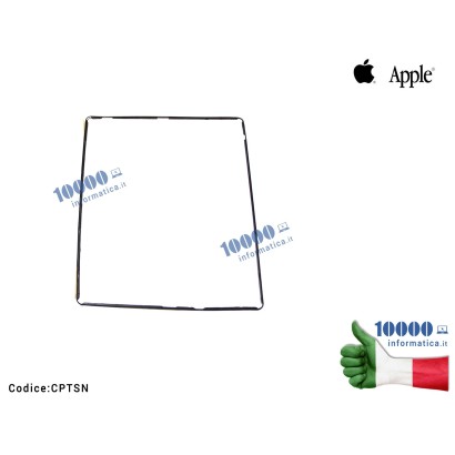 10592 Cornice Plastica Bezel per Touch Screen Vetro APPLE iPad 4 A1458 A1459 A1460 WiFi/3G [NERA]