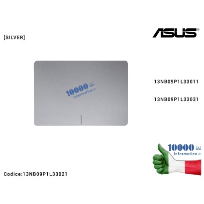 13NB09P1L33021 Adesivo Mylar Copertura per Touchpad Mouse [SILVER] ASUS VivoBook Pro N552V N552VW N552VX 13NB09P1L33031 13NB0...