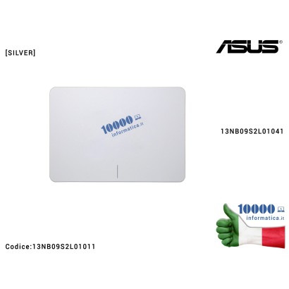 13NB09S2L01011 Adesivo Mylar Copertura per Touchpad Mouse [SILVER] ASUS X556 X556U X556UA X556UB X556UF X556UJ X556UQ X556UR ...