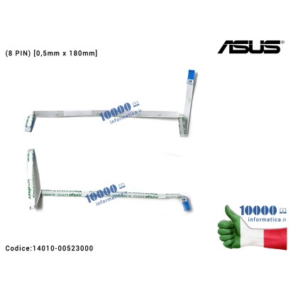 14010-00523000 Cavo Collegamento Touchpad TP FFC (8 PIN) [0,5mm x 180mm] ASUS VivoBook X505B X505BA X505BP X505ZA F505Z F505Z...