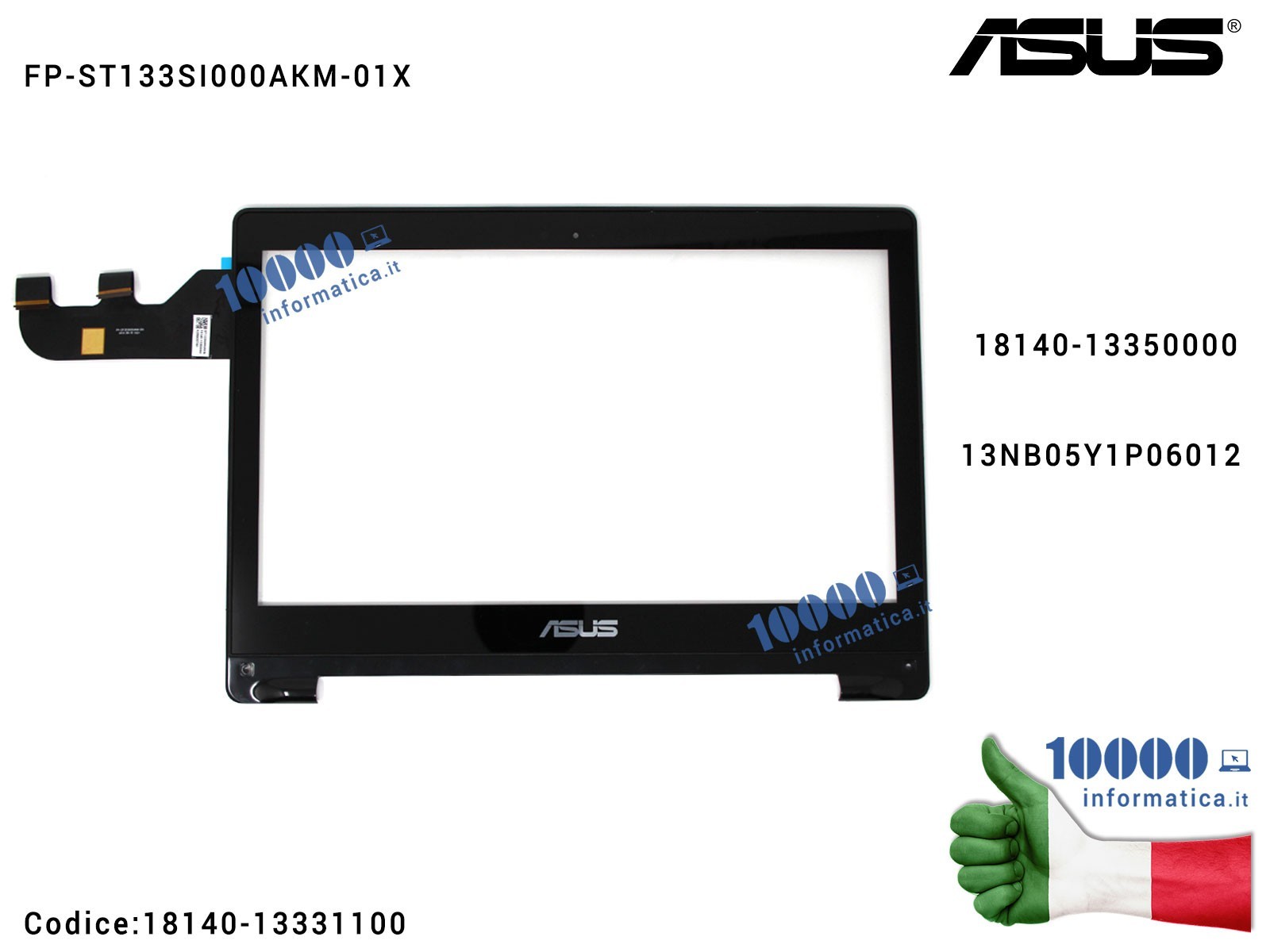 18140-13331100 Vetro Touch Screen ASUS Transformer Book Flip TP300 TP300LA TP300LD TP300UA ZenBook UX303LA UX303LN UX303LB UX... 18140-13331100 Vetro Touch Screen ASUS Transformer Book Flip TP300 TP300LA TP300LD TP300UA ZenBook UX303LA UX303LN UX303LB UX...