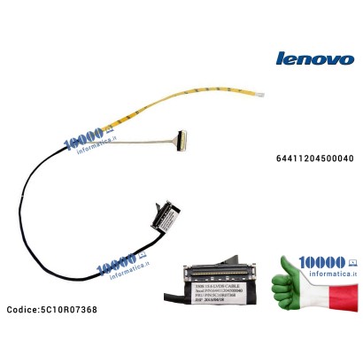 5C10R07368 Cavo Flat LCD LENOVO IdeaPad 330S-15 330S-15IKB 330S-15ISK 7000-15IKB 7000-15IKBR 330S-15ARR 330S-AST 64411204500040