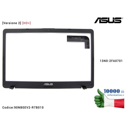 90NB0EV2-R7B010 Cornice Display Bezel LCD ASUS VivoBook 17 X705 N705 [Versione 2] [HD+] X705U X705UA X705F X705FN X705N X705U...