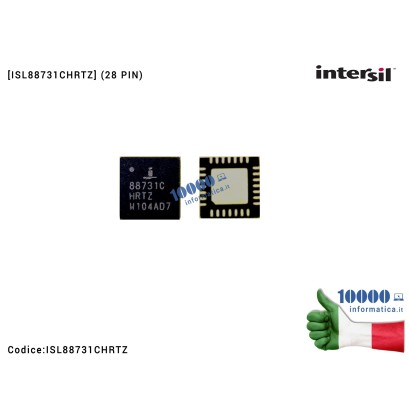 ISL88731CHRTZ IC Chip INTERSIL ISL88731C ISL88731CH ISL88731CHR ISL 88731C HRTZ ISL 88731 CHRTZ QFN28 QFN-28 SMBus livello 2 ...