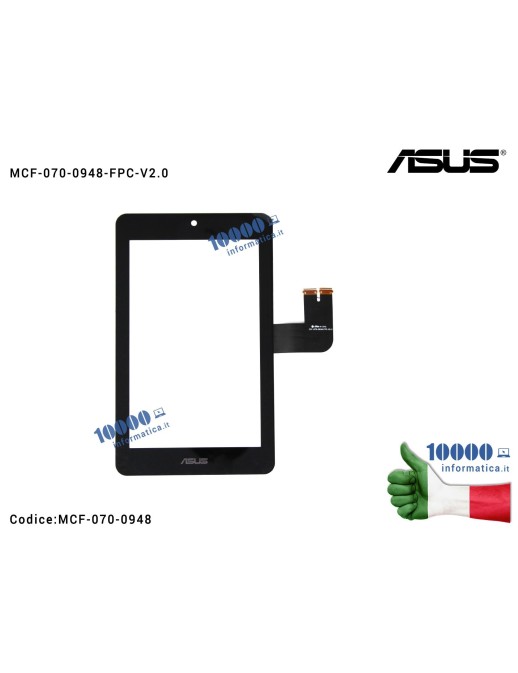 MCF-070-0948 Vetro Touch Screen ASUS MeMO Pad HD 7'' ME173 ME173X (K00B) (K00U) MCF-070-0948-FPC-V2.0