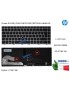 L11307-061 Tastiera Italiana Retroilluminata HP EliteBook 745 G5 840 G5 846 G5 840 G6 846 G6 (Frame SILVER) (CON PUNTATORE) 6...