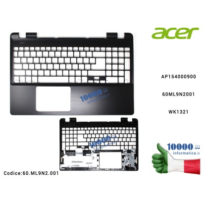 60.ML9N2.001 Top Case Superiore [NERA] ACER E5-511 E5-521 E5-531G E5-571 E5-571G E5-572G Extensa 2510 2510G AP154000900 60ML9...