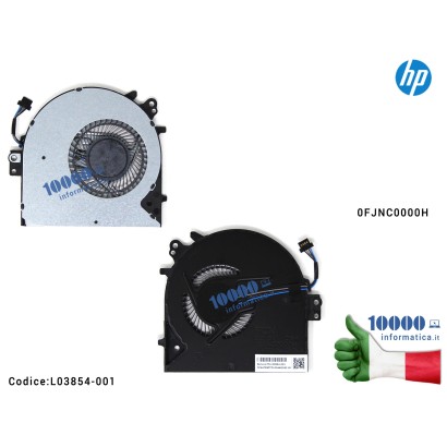 L03854-001 Ventola di Raffreddamento Fan CPU HP ProBook 450 G5 450 455 470 G5 0FJNC0000H