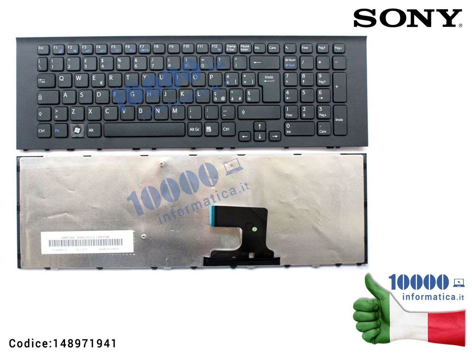 148971941 Tastiera Italiana SONY VPC-EJ PCG-91211M (NERA) 148971941 V116646G V116646GK1 V116646H 148971941 148971941 Tastiera Italiana SONY VPC-EJ PCG-91211M (NERA) 148971941 V116646G V116646GK1 V116646H 148971941