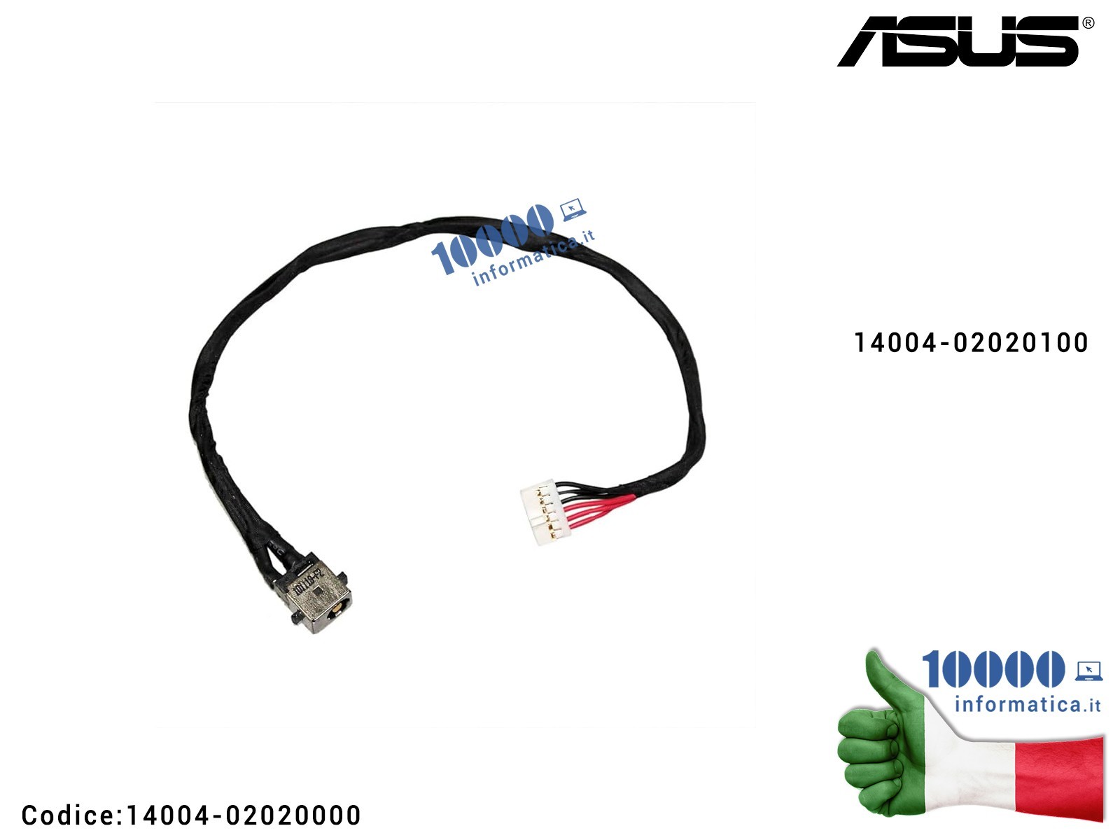 14004-02020000 Connettore DC Power Jack PJ721 ASUS X751 X751M F751LD X751 F751 F751L 14004-02020000 14004-02020100 14004-02020000 Connettore DC Power Jack PJ721 ASUS X751 X751M F751LD X751 F751 F751L 14004-02020000 14004-02020100