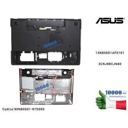 90NB06D1-R7D000 Bottom Case Cover Lower Inferiore ASUS N56JK 13NB06D1AP01013CNJ8BCJN80