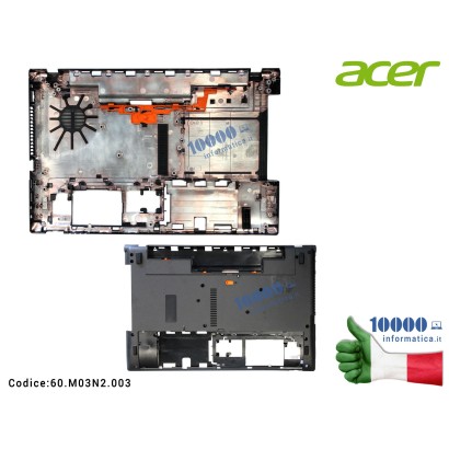 60.M03N2.003 Bottom Case Scocca Inferiore ACER Aspire V3-531 V3-531G V3-571 V3-571G V3-551 60.M03N2.003 60M03N2003