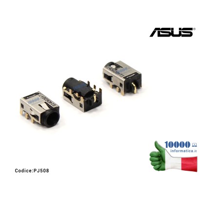 12014-00100900 Connettore DC Power Jack PJ508 ASUS ZenBook UX32A UX21 UX32 Q200E X202E S200E S400CA F200MA F200A 12014-00100900
