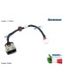 PJ961 Connettore di Alimentazione DC Power Jack PJ961 LENOVO IdeaPad B40-45 B40-70 B40-80 B50 B50-30 B50-45 B50-70 [13,5 cm] ...