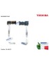 LS-6841P Pulsante Accensione con cavo Power Button Board TOSHIBA Satellite C660 C660D C655 Pro C660 NBX0000TN00 45318751L01