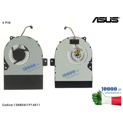 13NB04I1P14011 Ventola di Raffreddamento Fan CPU ASUS X751 X751M X751MA X751L X751LD X751LB (4 PIN)