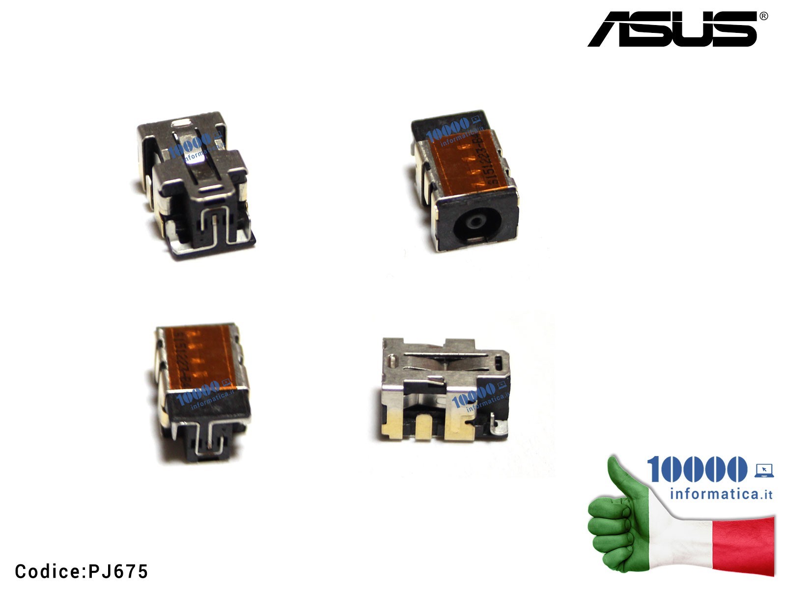 12014-00101900 Connettore DC Power Jack PJ675 ASUS PU401 PU401L PU401LA BU400 BU400A BU400V B400A BU201LA PU301LA B451JA P500... 12014-00101900 Connettore DC Power Jack PJ675 ASUS PU401 PU401L PU401LA BU400 BU400A BU400V B400A BU201LA PU301LA B451JA P500...
