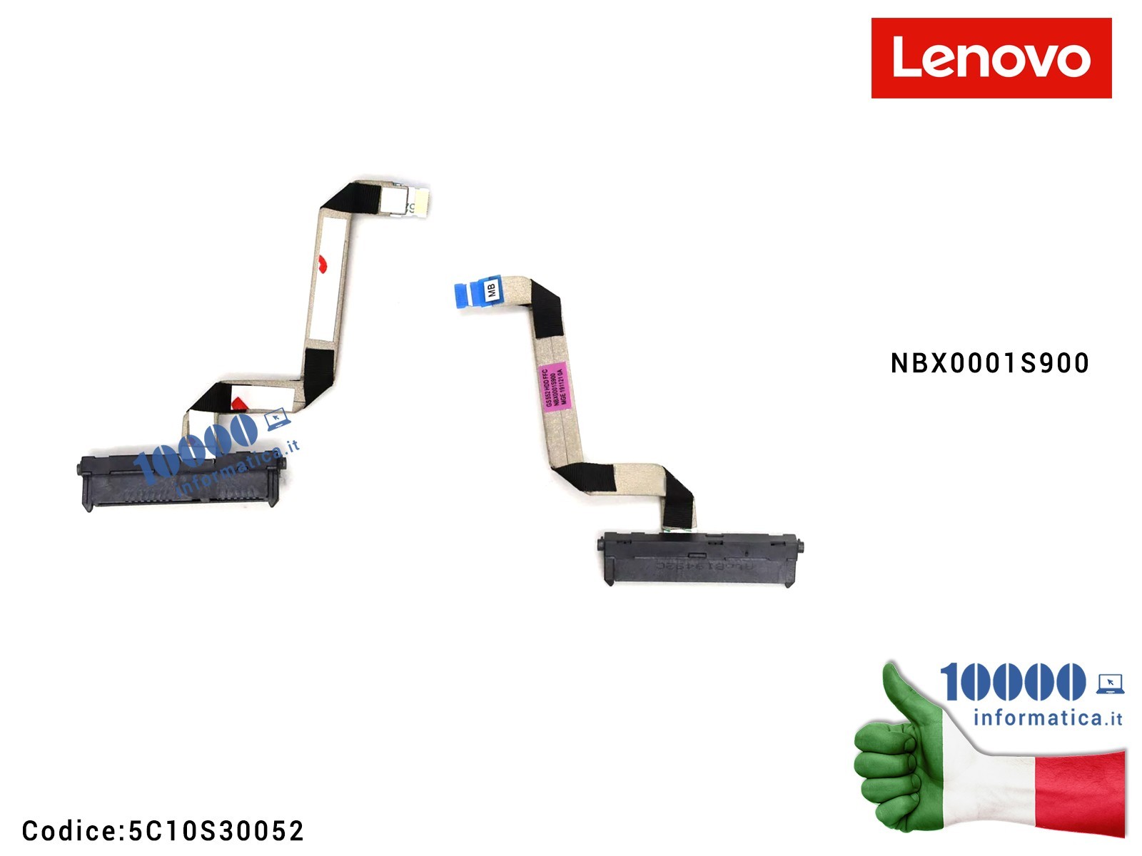 5C10S30052 Cavo Connettore FFC Hard Disk HDD SATA LENOVO IdeaPad 3-15ARE05 (81W4) 3-15IIL05 (81WE) 3-15IML05 (81WB) (81WR) (8... 5C10S30052 Cavo Connettore FFC Hard Disk HDD SATA LENOVO IdeaPad 3-15ARE05 (81W4) 3-15IIL05 (81WE) 3-15IML05 (81WB) (81WR) (8...