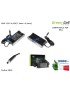AD09 Alimentatore Green Cell 90W 19,5V 4,62A [7,4mm x 5,0mm] Compatibile per DELL Latitude D600 D610 D620 D630 D400 D800 1545...