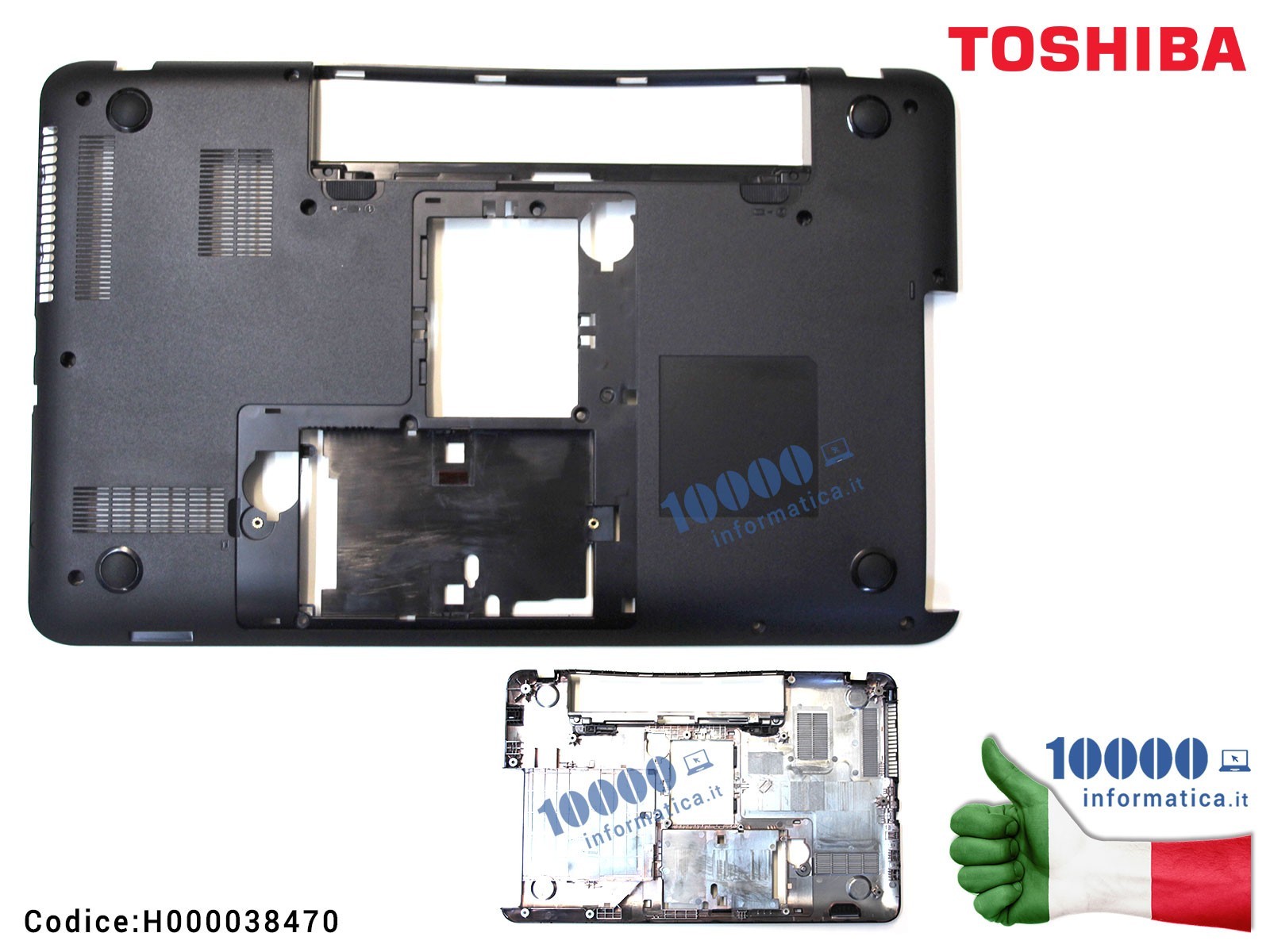 H000038470 Bottom Case Scocca Inferiore TOSHIBA Satellite C850 C855D C855 Lower Case V000272620 H000038470 Bottom Case Scocca Inferiore TOSHIBA Satellite C850 C855D C855 Lower Case V000272620