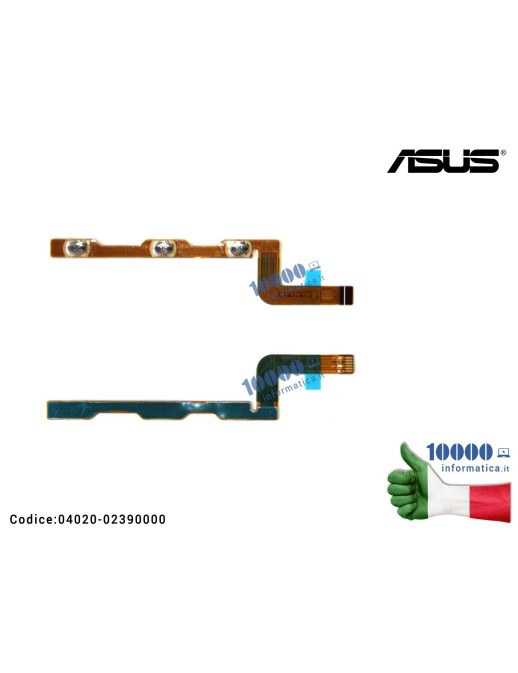 04020-02390000 Tasti Laterali Volume Power on off SIDE KEY ASUS ZenFone 3 Max ZC520TL (X008D)