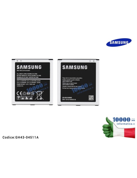 GH43-04511A Batteria EB-BG531BBE SAMSUNG Galaxy J3 (2016) SM-J320 J320 Galaxy J5 (2016) SM-J500F J500F Grand Prime G531FZ [26...