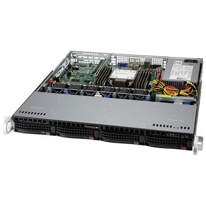 SM UP 1U X12SPOF CSE813MF