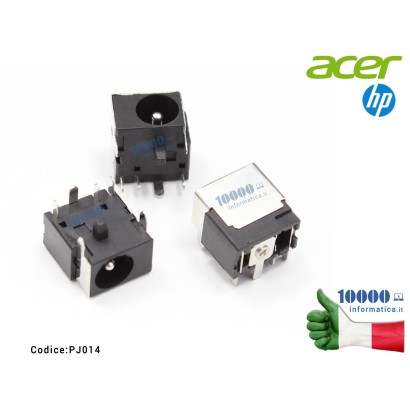 PJ014 Connettore di Alimentazione DC Power Jack PJ014 HP 510 520 530 6720S 6820S TX100 ACER Extensa 4220 4420 4620 3000 2300