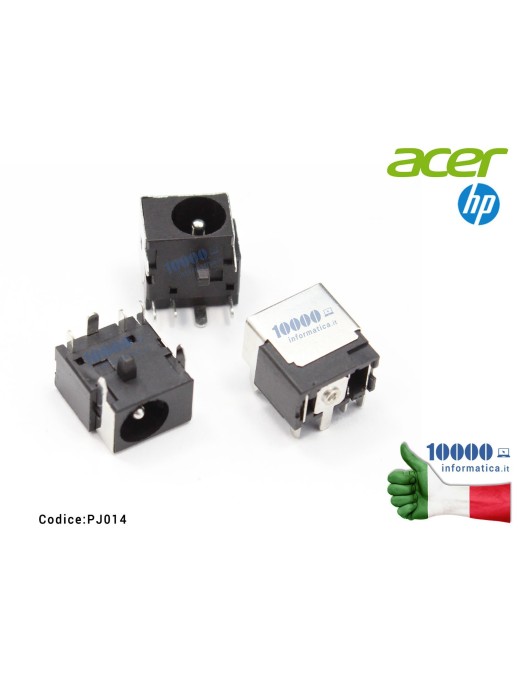 PJ014 Connettore di Alimentazione DC Power Jack PJ014 HP 510 520 530 6720S 6820S TX100 ACER Extensa 4220 4420 4620 3000 2300