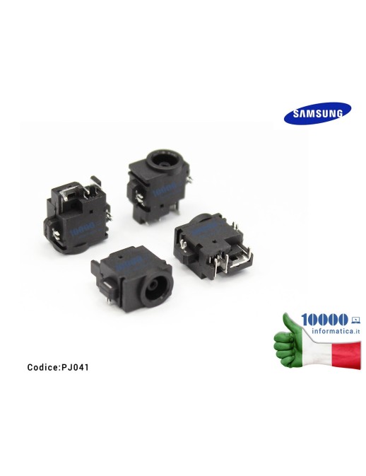 PJ041 Connettore DC Power Jack PJ041 SAMSUNG R40 R60 R700 P40 X60 NP-Q68 NP-N130 R464 R465 R468 R470 R510