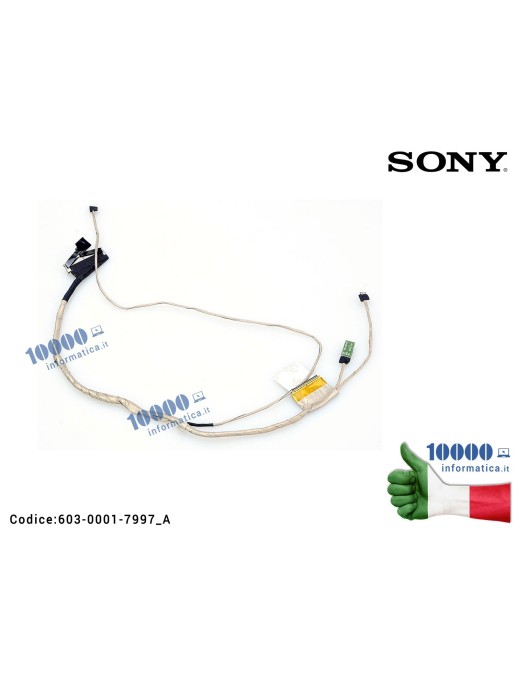 603-0001-7997_A Cavo Flat LCD SONY SVE14A27CXH SVE14A35CXH V111 603-0001-7997_A