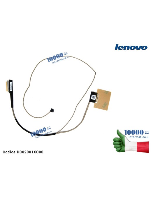 DC02001XO00 Cavo Flat LCD LENOVO B50-30 B50-45 B50-70 B50-75 ZIWBI1 DC02001XO00