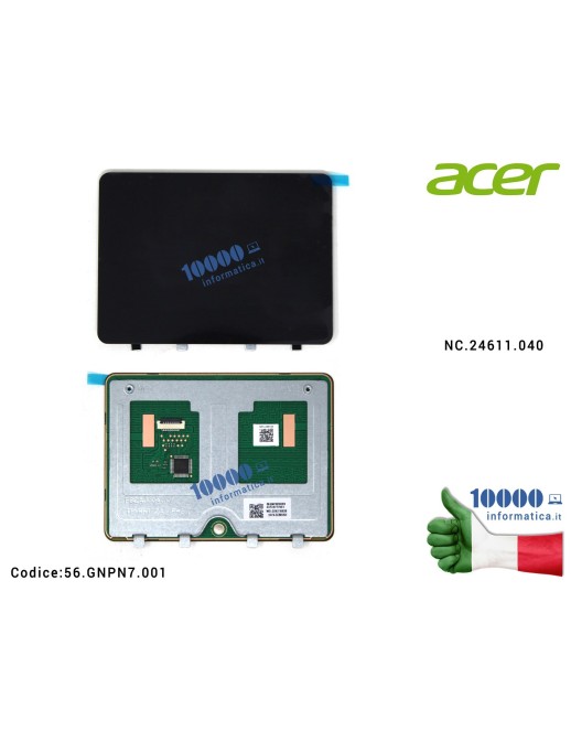 56.GNPN7.001 Touchpad ACER Aspire A315-21 A315-21G A315-31 A315-51 NC.24611.040 FBZAJ004010 Synaptics