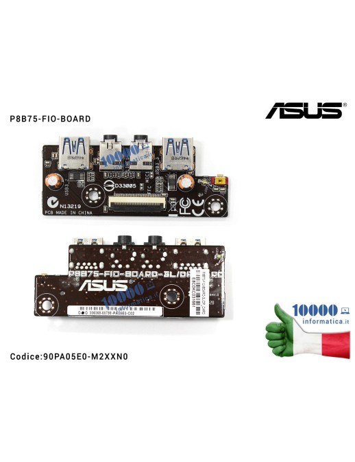 90PA05E0-M2XXN0 USB Audio Board ASUS P8B75 P8B75-F IO BOARD 3L DP CARD 90PA05E0-M2XBN0