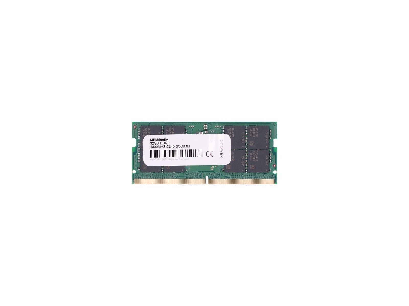 2P-CT32G48C40S5 32GB DDR5 4800MHz CL40 SoDIMM 2P-CT32G48C40S5 32GB DDR5 4800MHz CL40 SoDIMM